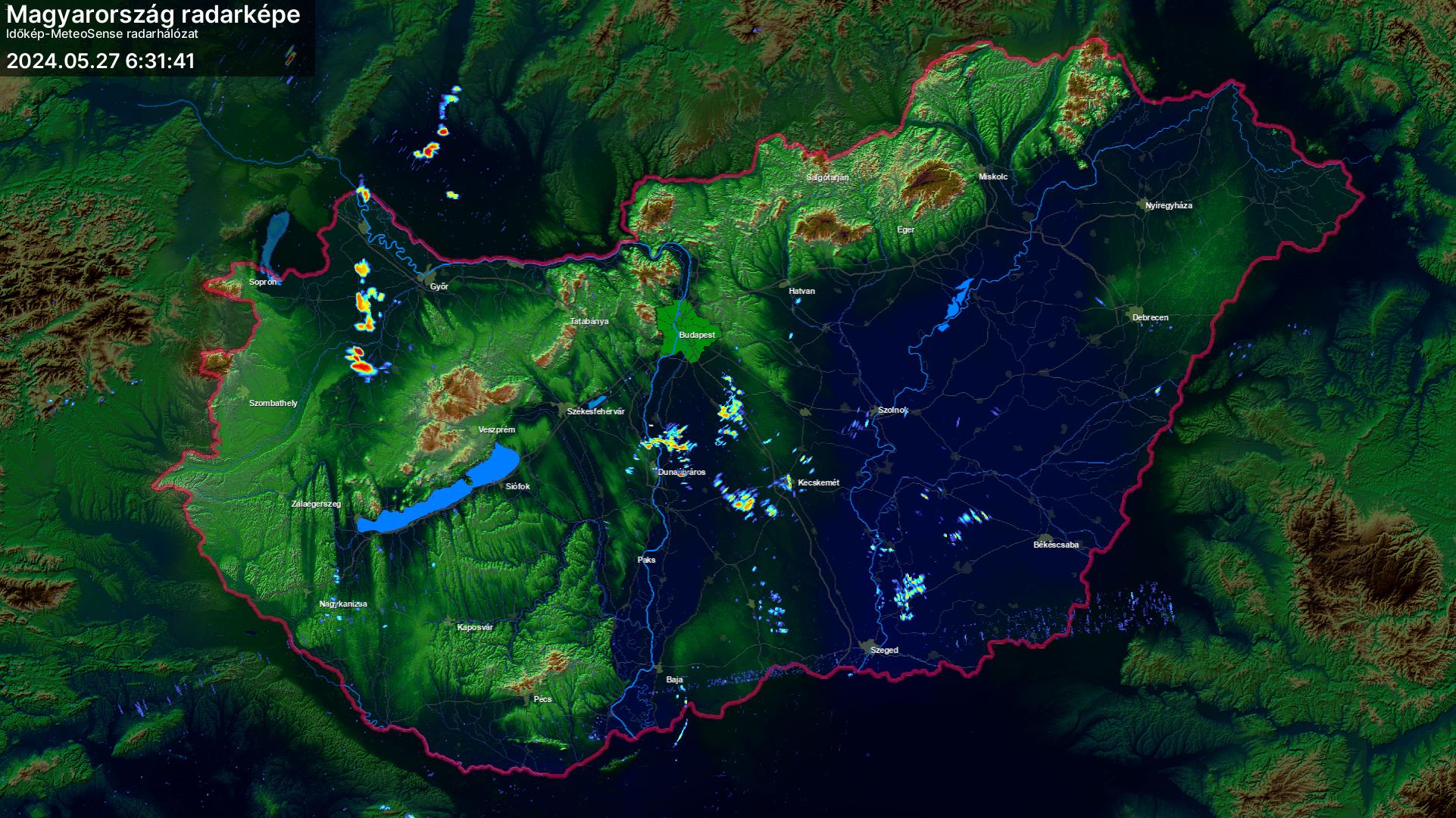 radar térkép magyarország Radarkép és riasztás