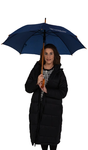 Meleg öltözet, esernyő