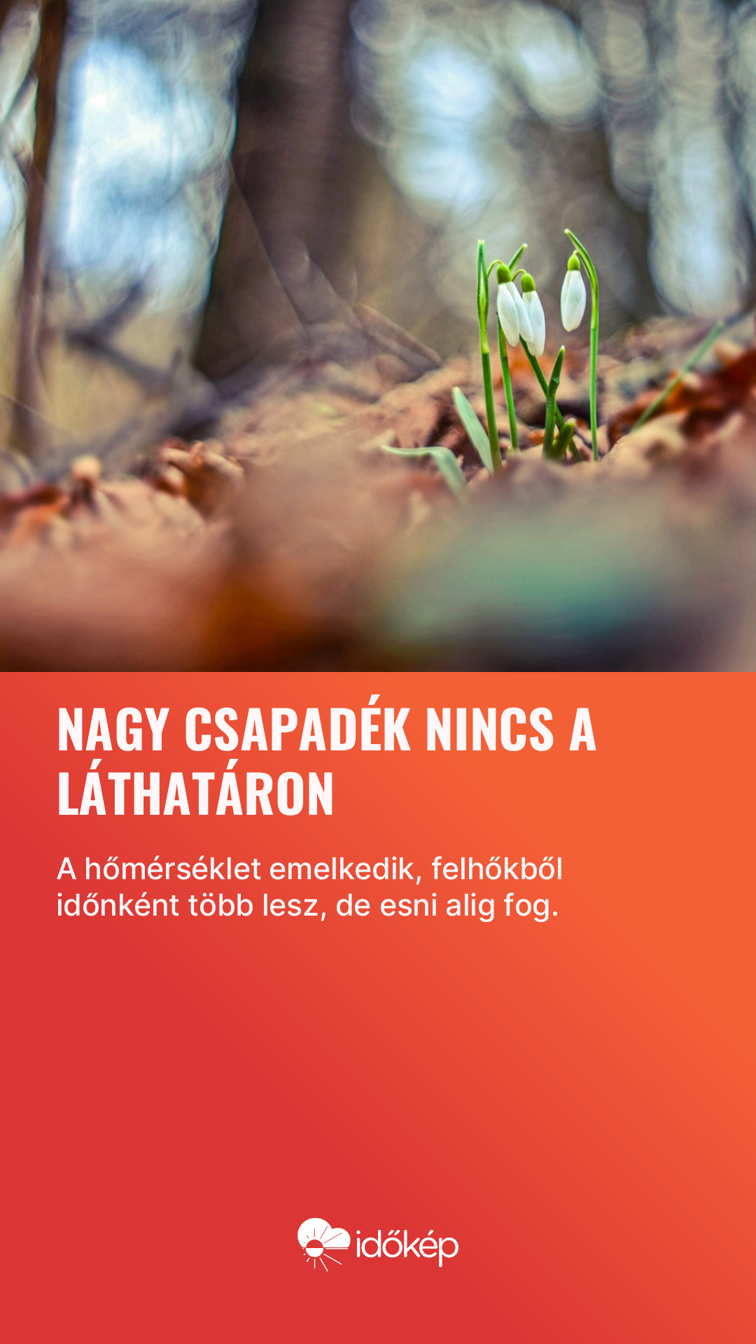 Nagy csapadék nincs a láthatáron