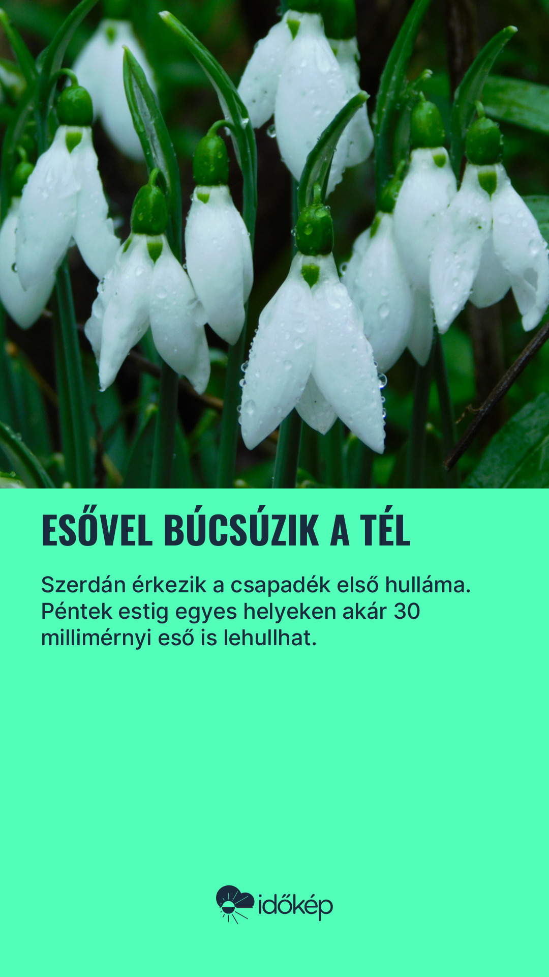 Esővel búcsúzik a tél