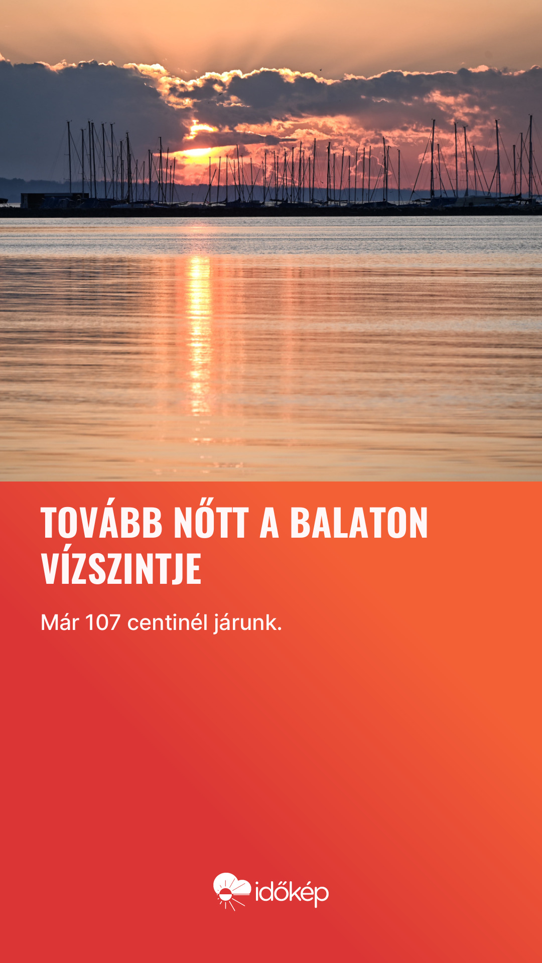 Tovább nőtt a Balaton vízszintje