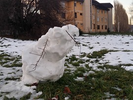 A részeges karate mester hóember..