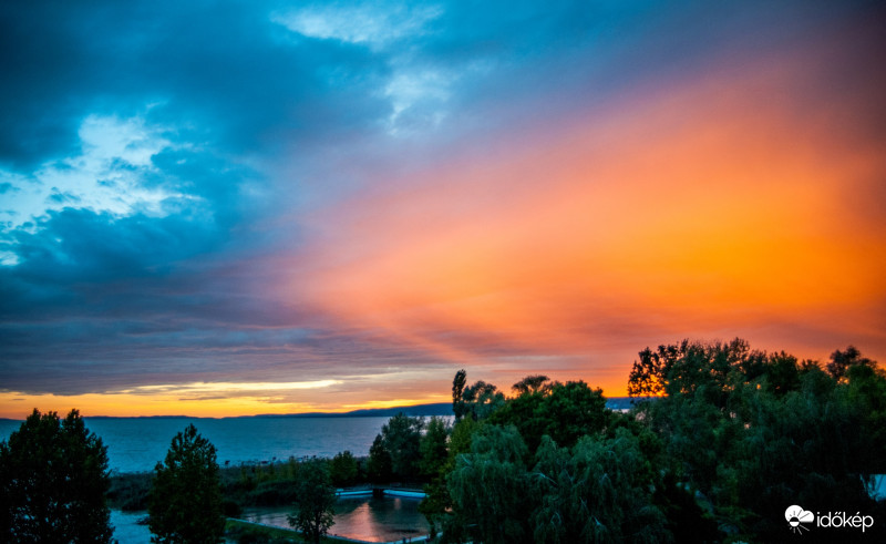 Balatonkenesei naplemente