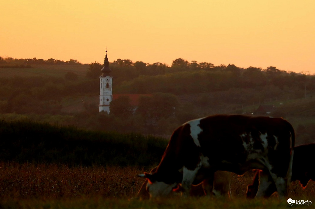 Őszies naplemente.