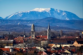 A Schneeberg látványa Sopronból 