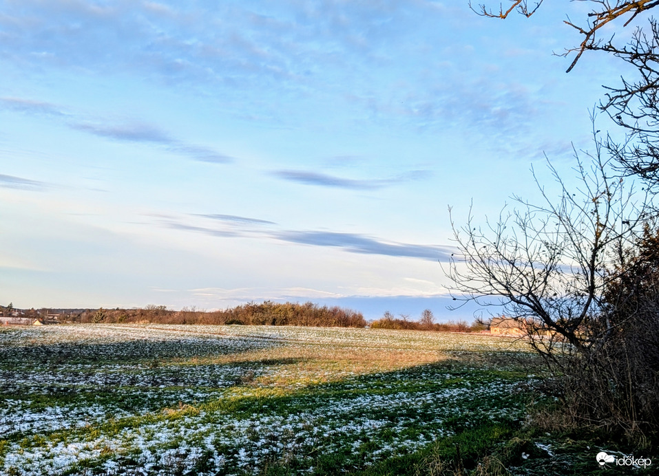 Polgárdi, domboldal Napkelte fényében