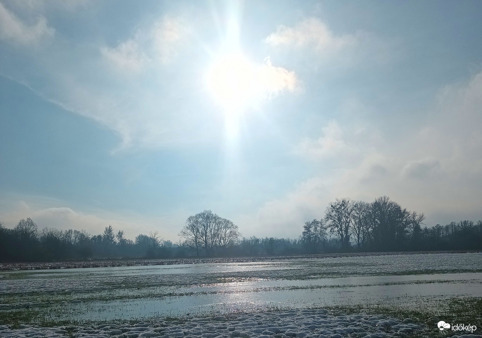 Snow melt and 5 inch precipitation 