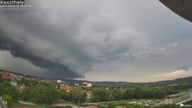 Huge storm in Keszthely