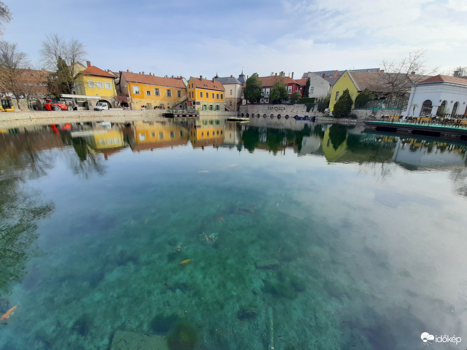 Tavaszi víztükör Tapolcán