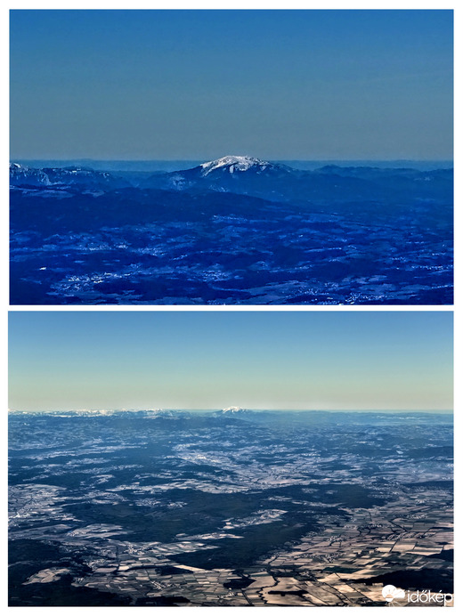 Schneeberg hegy a magasból