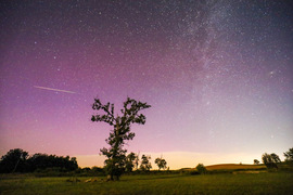 Sarkifény Perseidával 2024.08.12