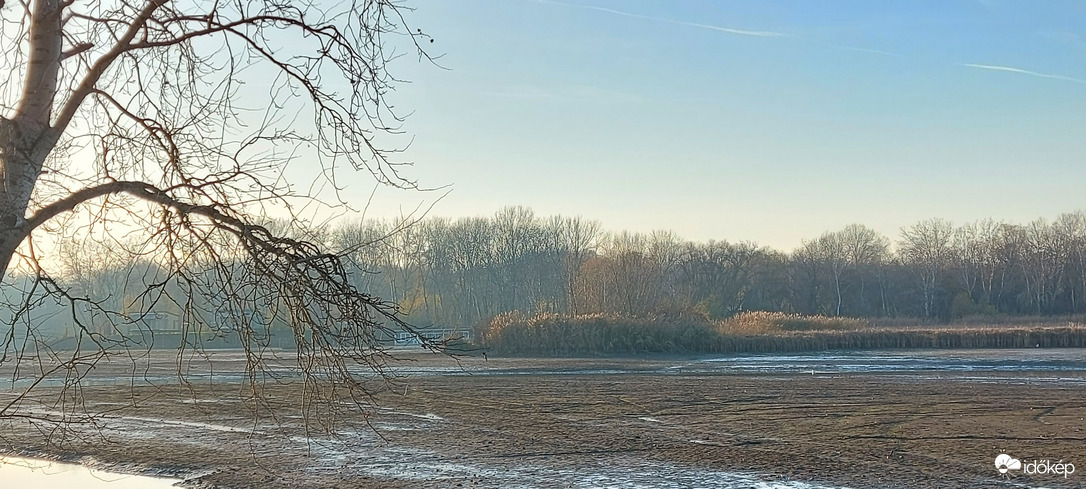 Téli vízállás a Tisza-tavon 1.