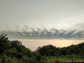 Kelvin Helmholtz felhők Perkátáról