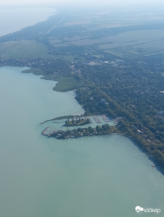 Balatonföldvár a magasból