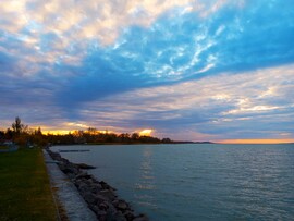 Balatonszemes, közeleg az alkonyat...