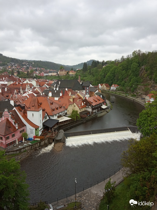 Krumlov esős időben