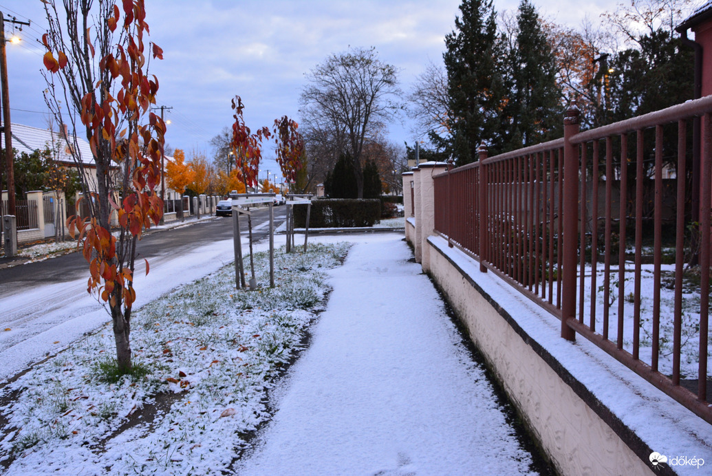 Szombathely havas tájra ébredt 11.26.