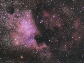 NGC-7000 Az Észak-Amerika Köd