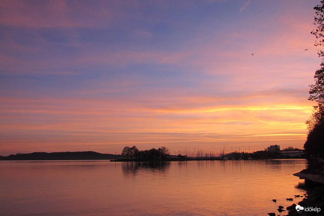 Naplemente Balatonfüredről 1.