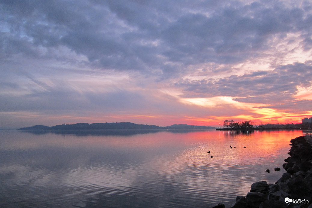 Az advent színei Balatonfüred fölött 1.