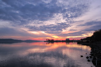 Az advent színei Balatonfüred fölött 2.