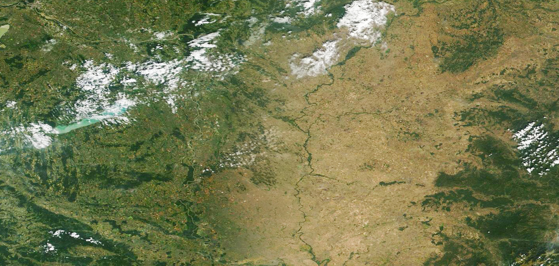 Műholdkép: NASA Terra / MODIS