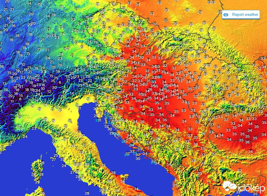 Tőlünk nyugatra már megérkezett a lehűlés