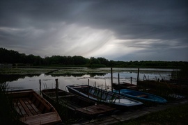 Sugarak a Tisza felett