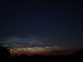 NLC Világitó felhők, ma hajnalba Szamosdaràn fotó 2.