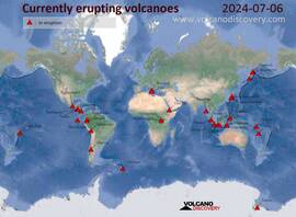 29 vulkán naponta 120 ezer tonna CO2-t bocsát ki. 