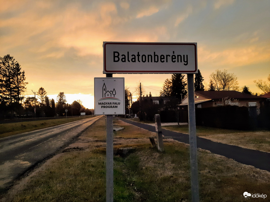 Balatonberényi napnyugta